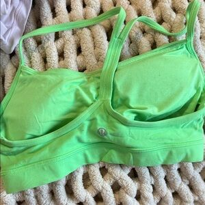 lululemon athletica Vibrant Green Sports Bra